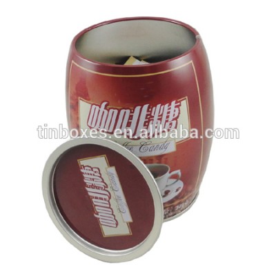 Can 250g Bean Round Weld Joint Brazil Market Popular Item Coffee Tin