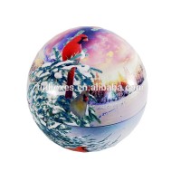 Popular Custom Round Ball Shape Tin Candy Tin Box Gift Tin Can